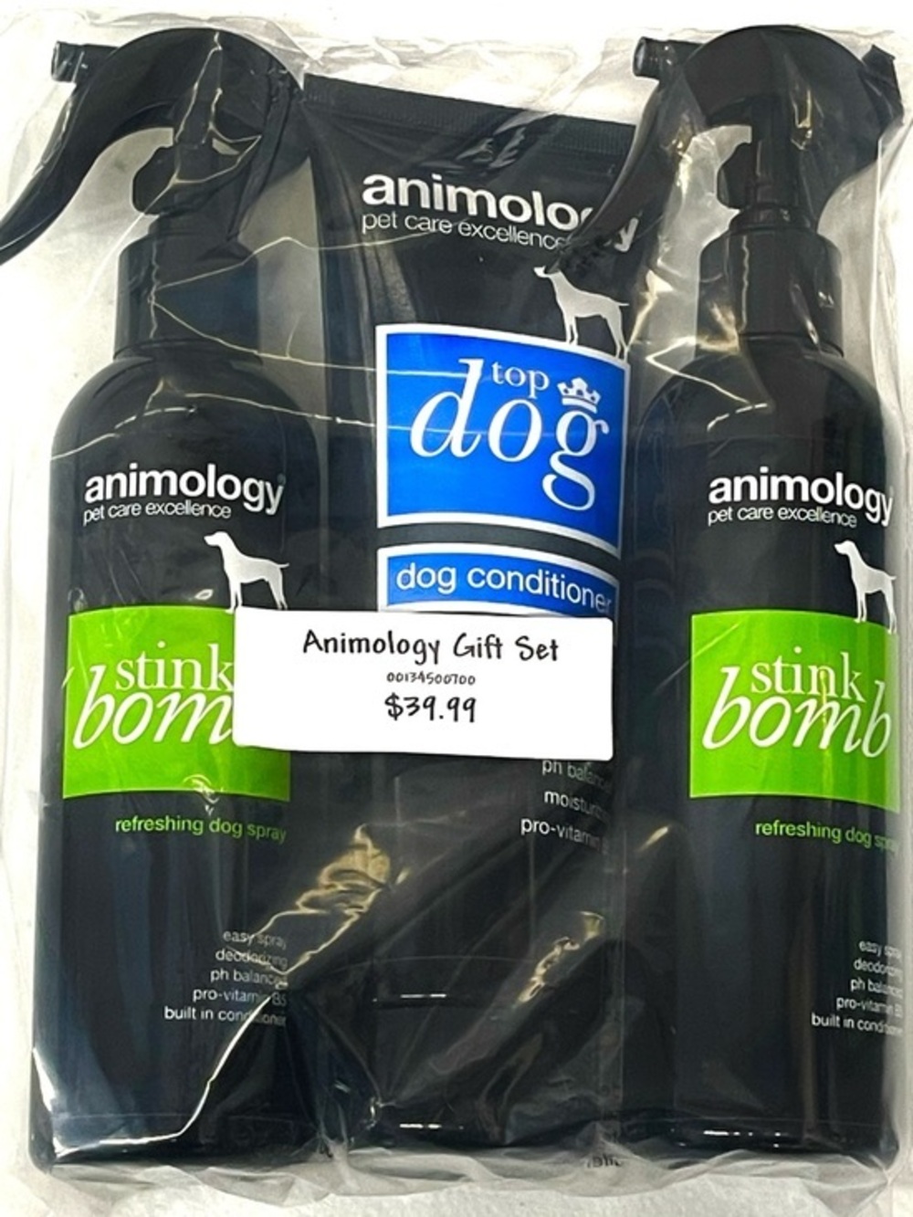 Animology Top Dog 'Stink Bomb' Refreshing Dog Spray Gift Set -